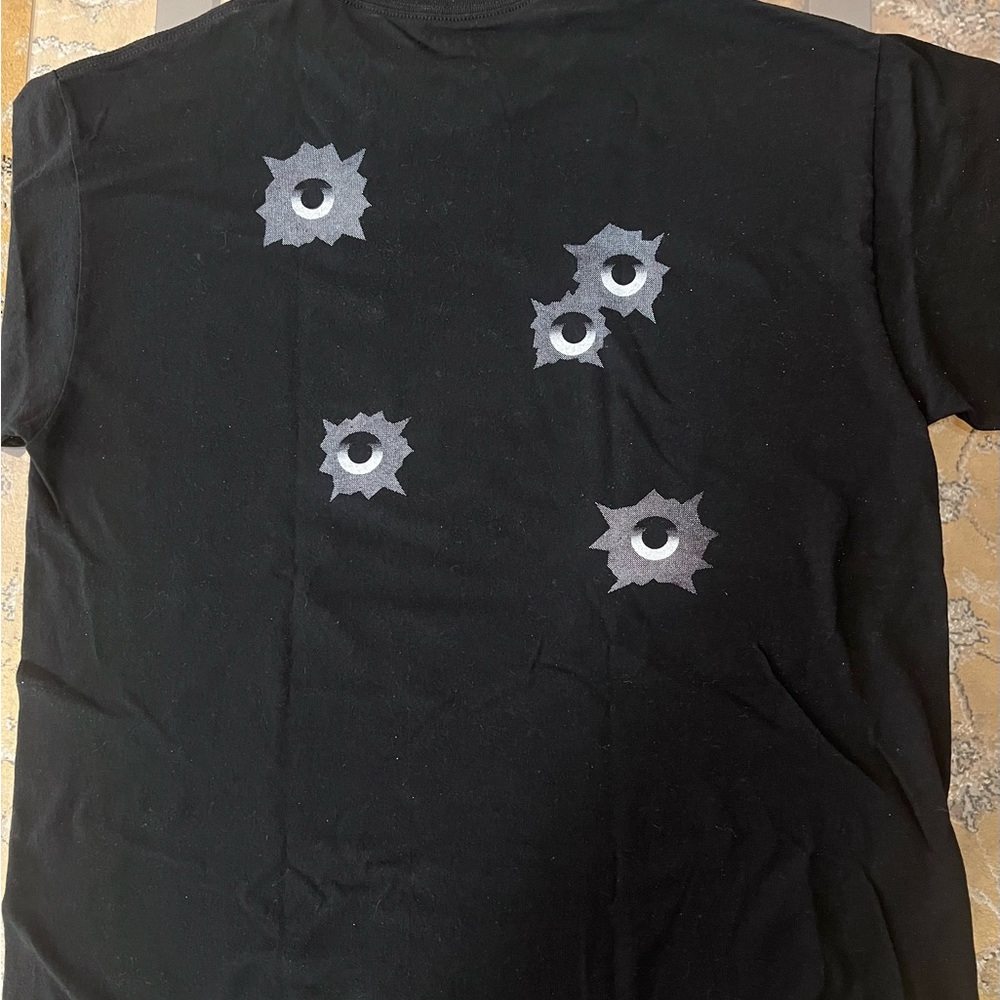 Chicago black short-sleeved tshirt